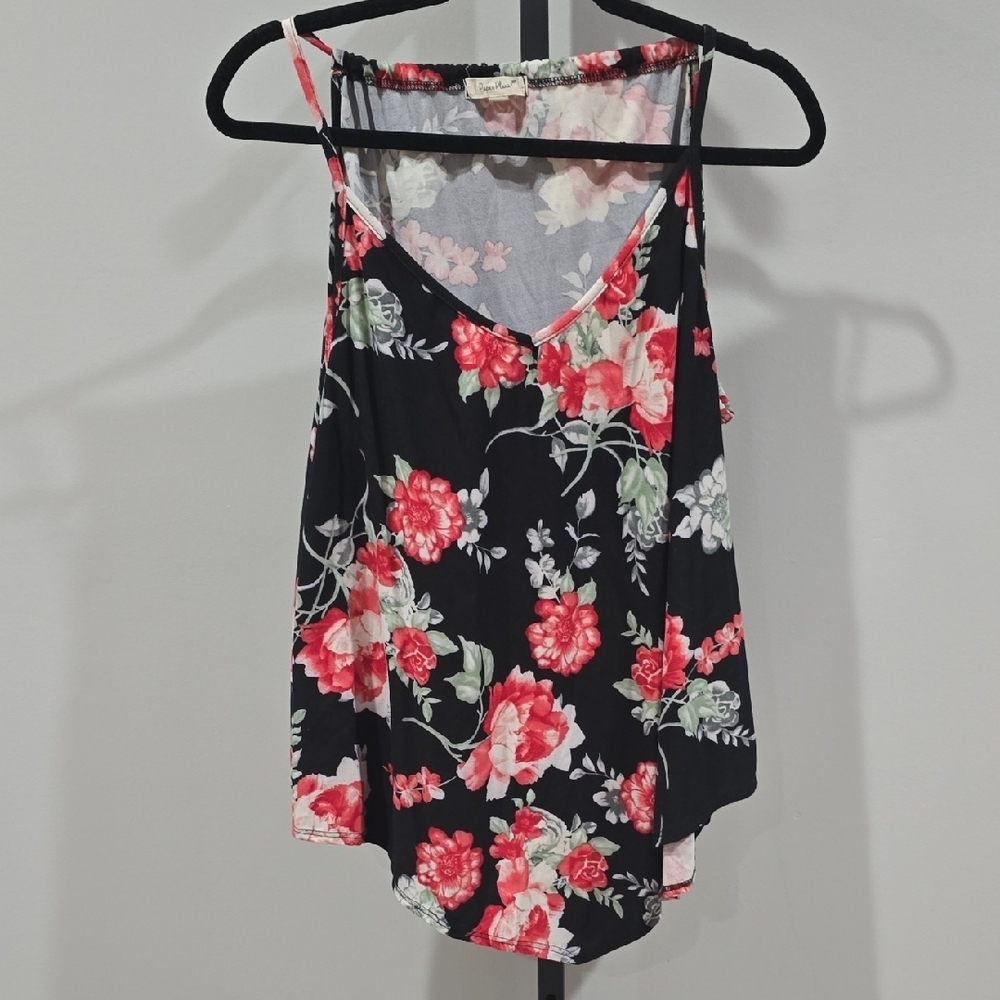 EUC Dressy Floral Tank Top